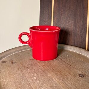 Fiestaware RETIRED SCARLET RED Ring Handle Mug, 8 oz